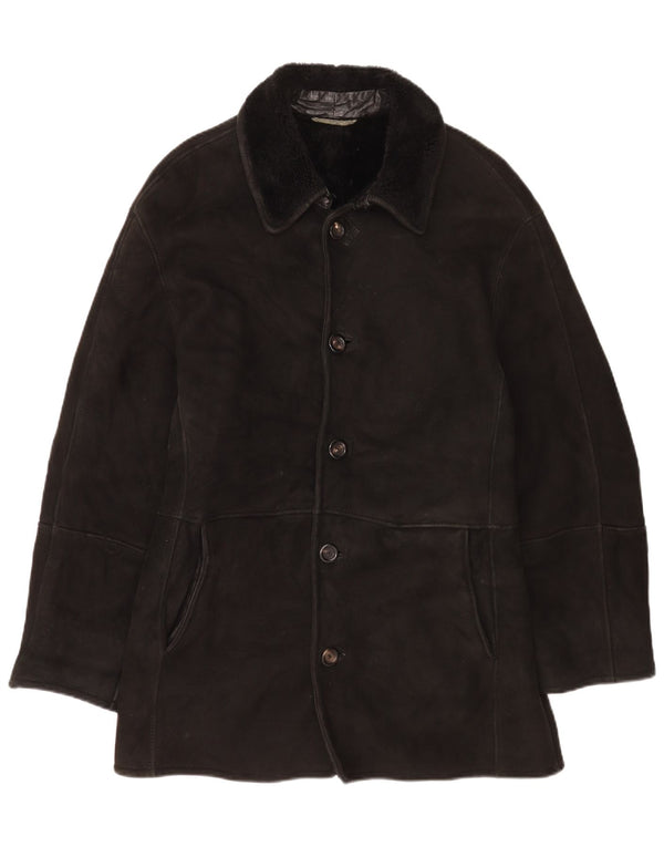 Ανδρικό Shearling Jacket Gimo's UK 40 Large Black