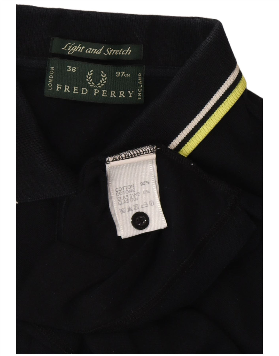 FRED PERRY Ανδρικό πουκάμισο Polo Μικρό Βαμβακερό