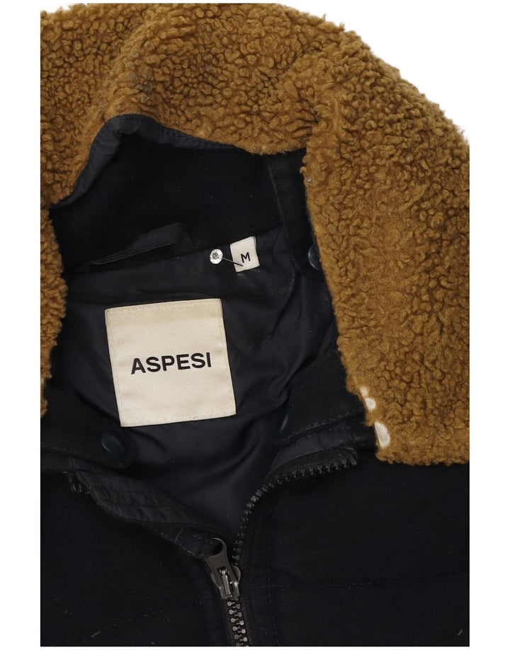 Ανδρικό μπουφάν Aspesi padded UK 38 Medium Navy Blue Cotton