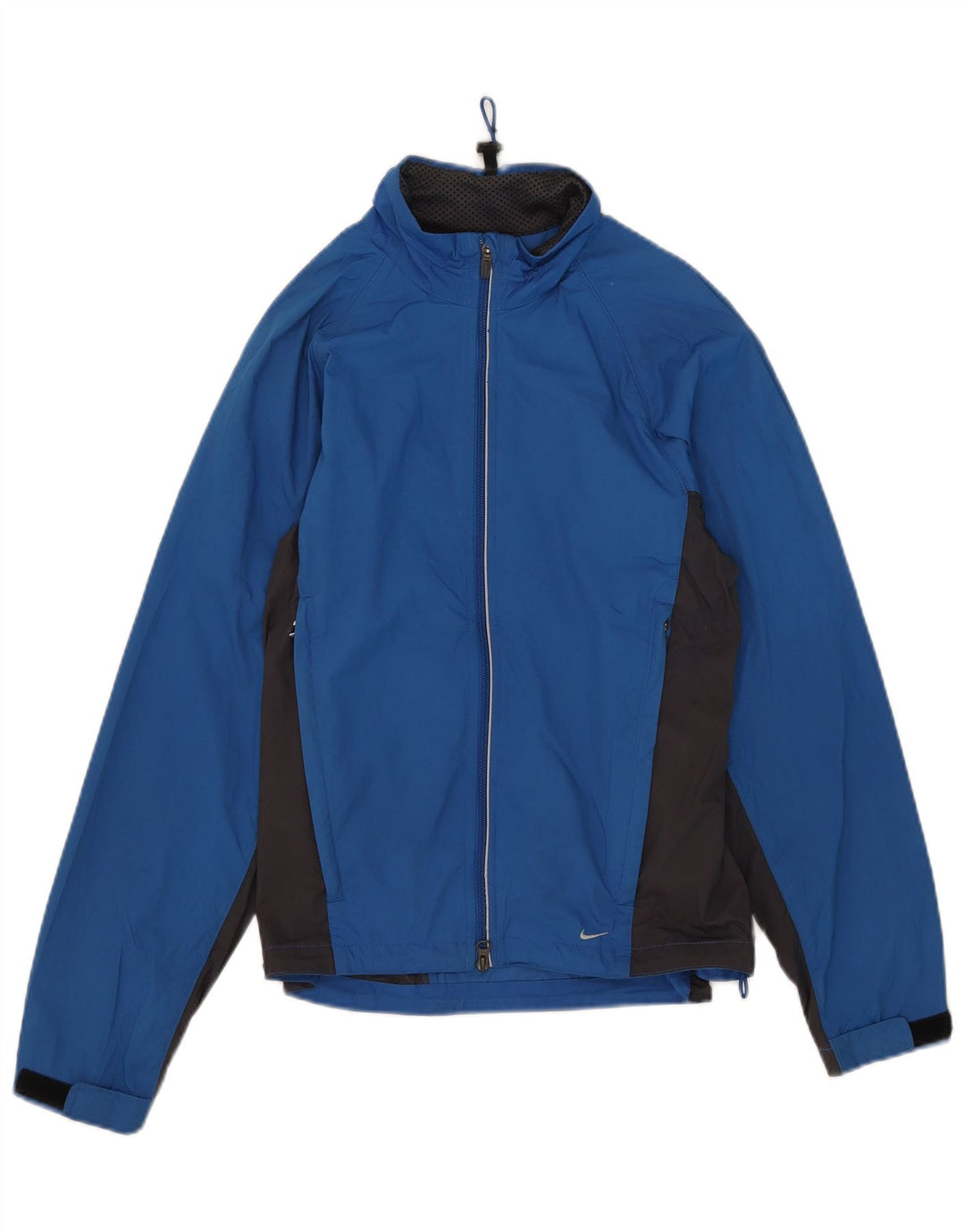 Nike Γυναικείο Clima-fit Rain Jacket UK 10/12 Medium Blue Colorblock