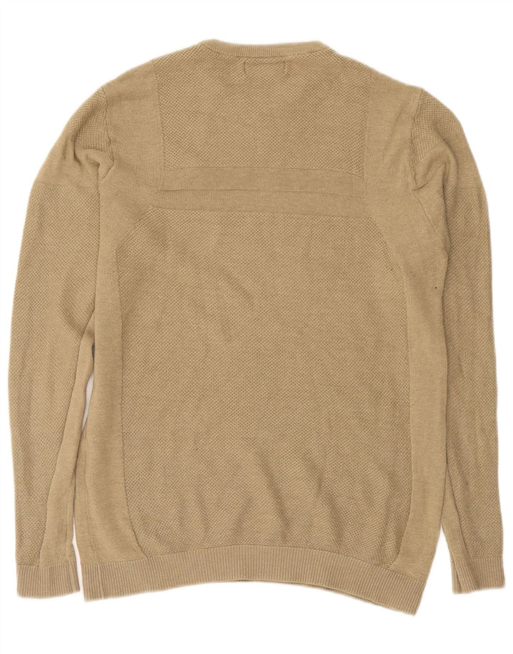 Ανδρικό πουλόβερ Zara Crew Neck Jumper Medium Khaki Acrylic