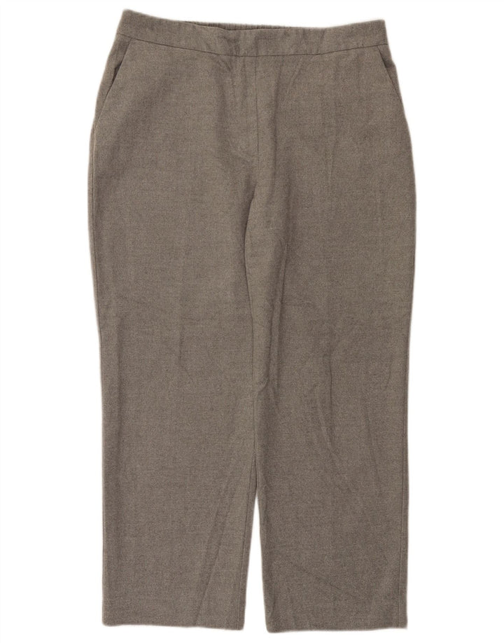 Zara Γυναικείο Cropped Παντελόνι Μεγάλο W30 L25 Γκρι