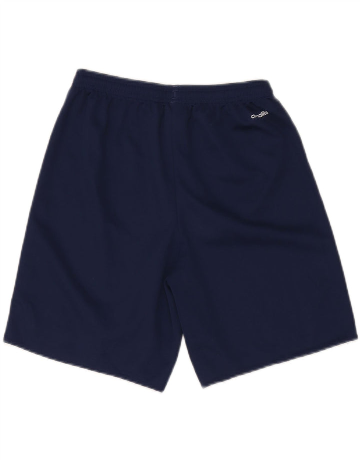 Αθλητικά σορτς ADIDAS για αγόρια Climalite 15-16 ετών Navy Blue Polyester