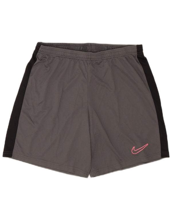 Ανδρικό Nike Dri Fit Slim αθλητικό σορτς με μεγάλο γκρι χρώμα από πολυεστέρα