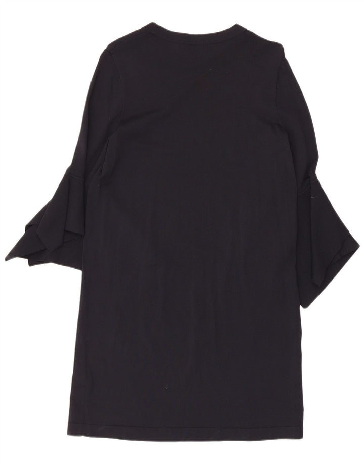 Cos Γυναικείο φόρεμα 3/4 Sleeve Shift UK 10 Small Navy Blue