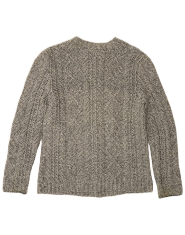 Γυναικείο πουλόβερ με ζακέτα VINTAGE UK 10 Small Grey