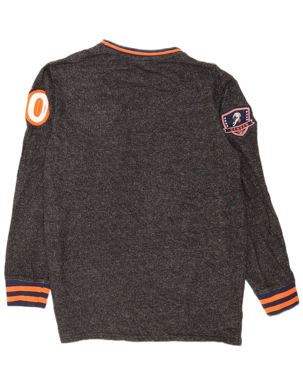 Ανδρικό NFL Denver Broncos γραφικό φούτερ Jumper Medium Grey Flecked