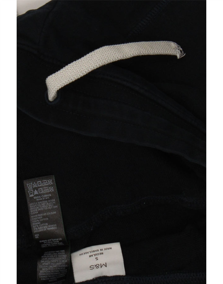 Ανδρική αθλητική φόρμα Marks & Spencer Παντελόνι Μικρό Navy Blue από βαμβάκι