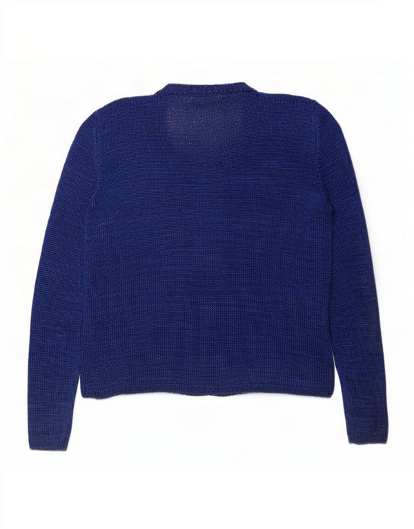 Claudio Ferretti Γυναικεία ζακέτα UK 12 Medium Blue Flecked