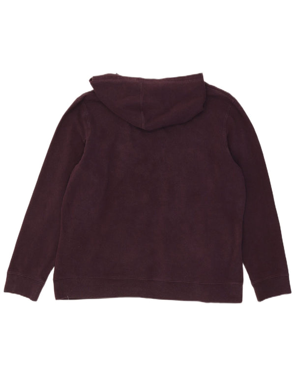 Γυναικείο Gap Graphic Hoodie Jumper UK 18 XL Βαμβακερό μπορντό