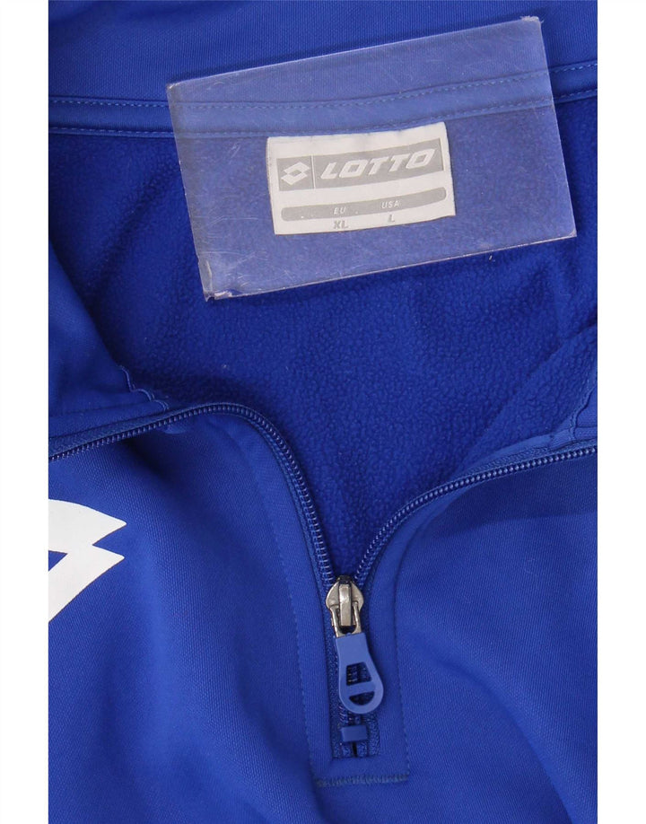 Ανδρικό φούτερ Lotto με φερμουάρ Jumper Large Blue