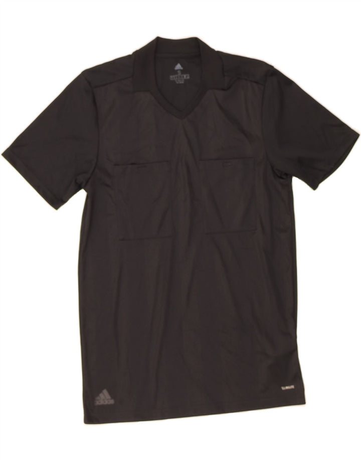 ADIDAS Mens Climalite Polo Shirt Small Black Polyester Vintage Adidas and Second-Hand Adidas from Messina Hembry 