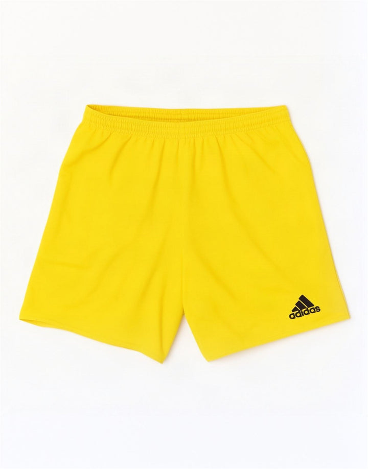 Ανδρικό αθλητικό σορτς Adidas Climalite Μικρό κίτρινο πολυεστέρα