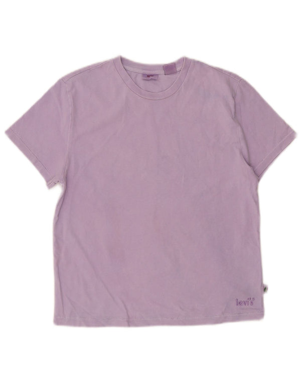 Γυναικείο T-Shirt Levi's Top UK 6 XS Μωβ βαμβακερό
