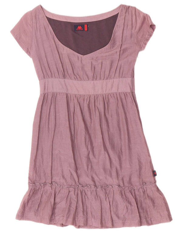 Kappa Γυναικείο φόρεμα Empire UK 6 XS Μωβ βαμβακερό