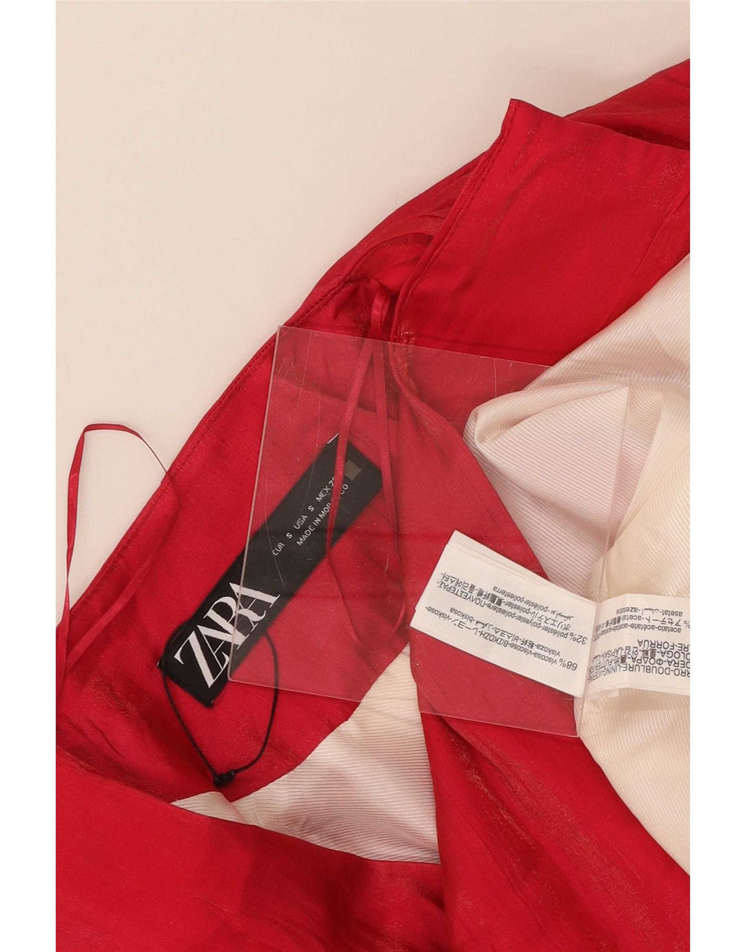 Zara Γυναικείο Μπλέιζερ Διπλό Μπουφάν UK 14 Μεγάλη Ροζ Βισκόζη