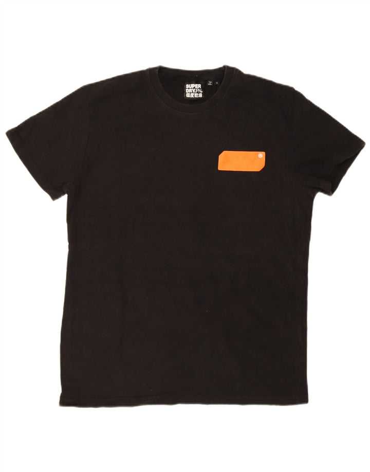 Ανδρικό T-Shirt Superdry Top Large Μαύρο Πολυεστέρας