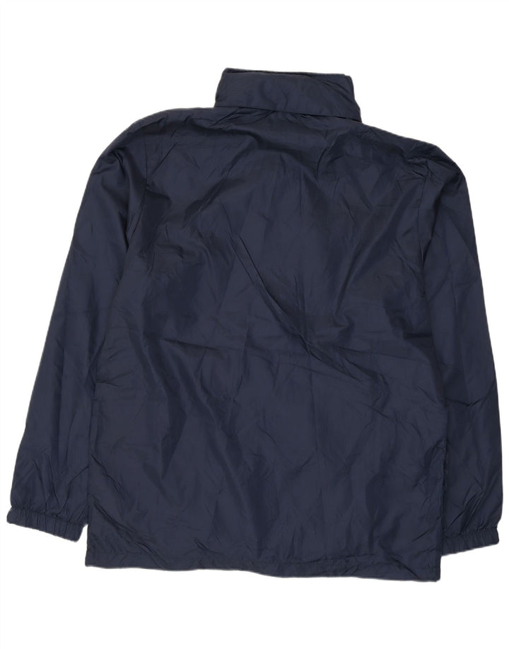 Ανδρικό τζάκετ KAPPA Windbreaker UK 40 Large Navy Blue Polyester