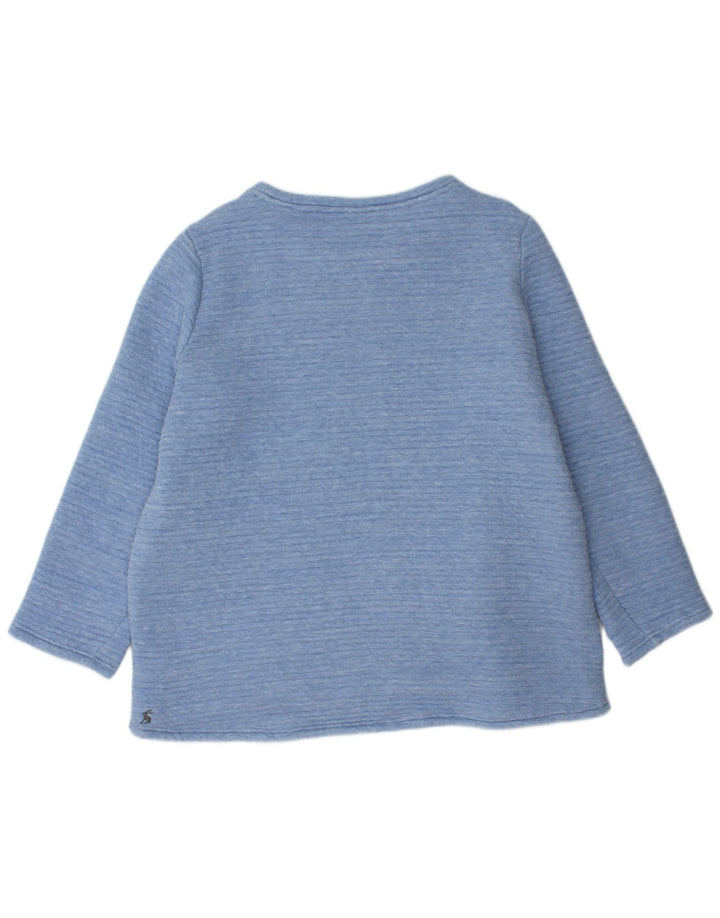 JOULES Γυναικεία φούτερ υπερμεγέθη Jumper UK 18 XL Μπλε βαμβακερή ρίγα