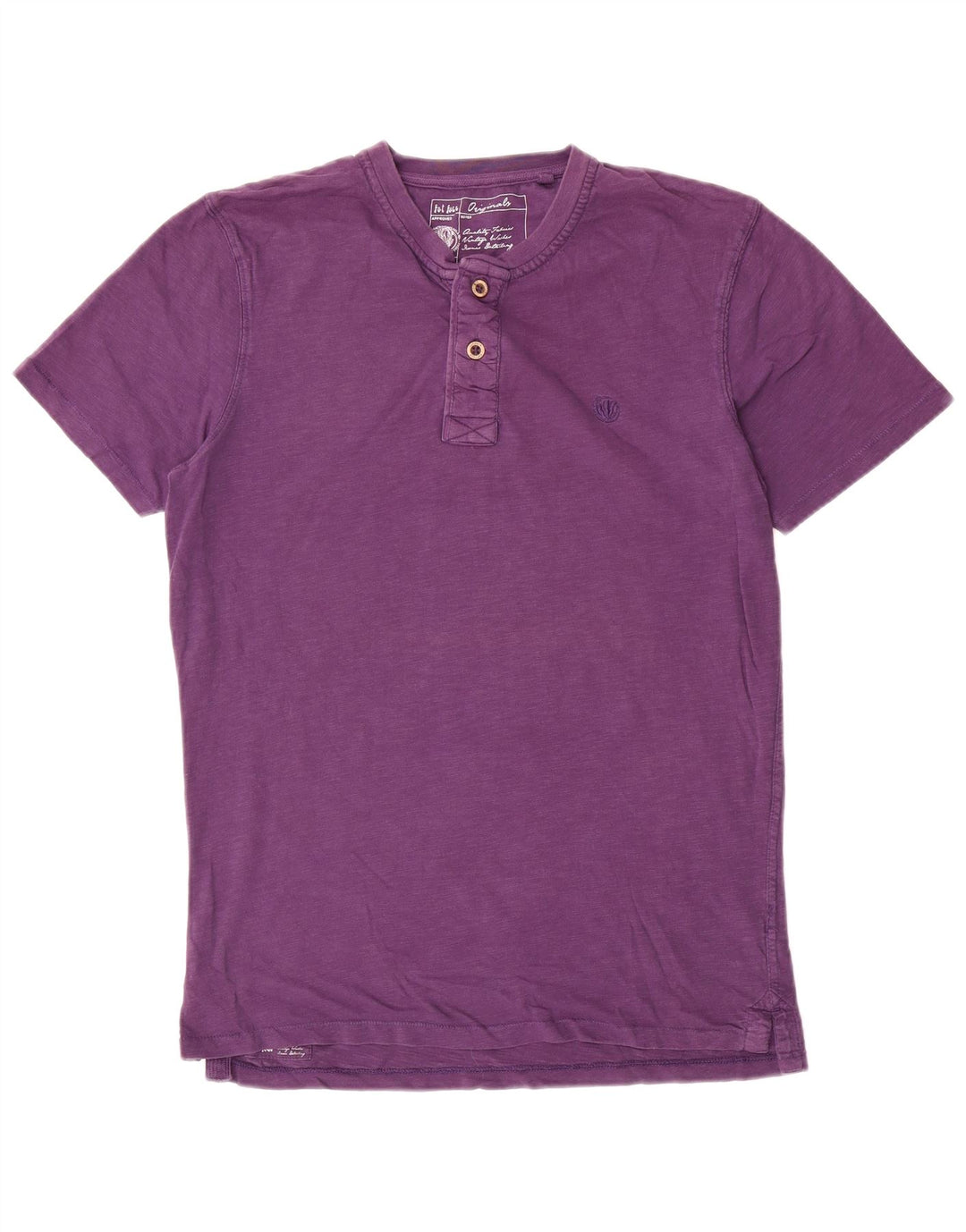 Ανδρικό T-Shirt Fat Face Top Μικρό Μωβ Βαμβακερό