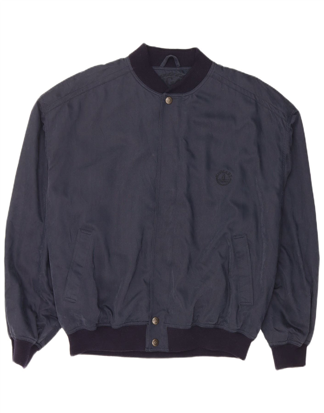 Ανδρικό μπουφάν NAVIGARE Bomber UK 40 Large Navy Blue Viscose