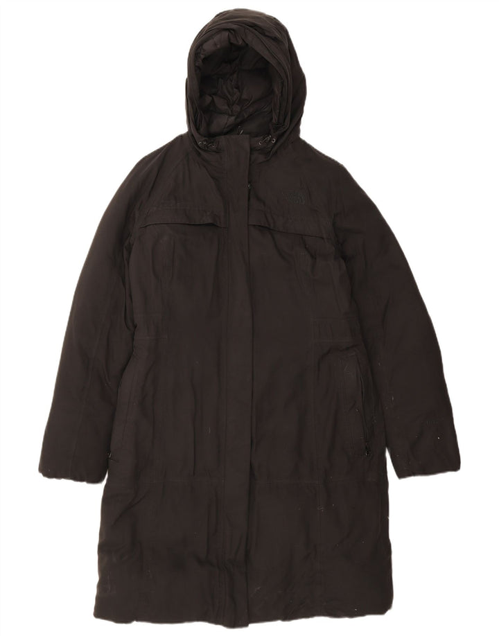 The North Face γυναικείο μπουφάν Parka με κουκούλα UK 14 Medium Black Nylon