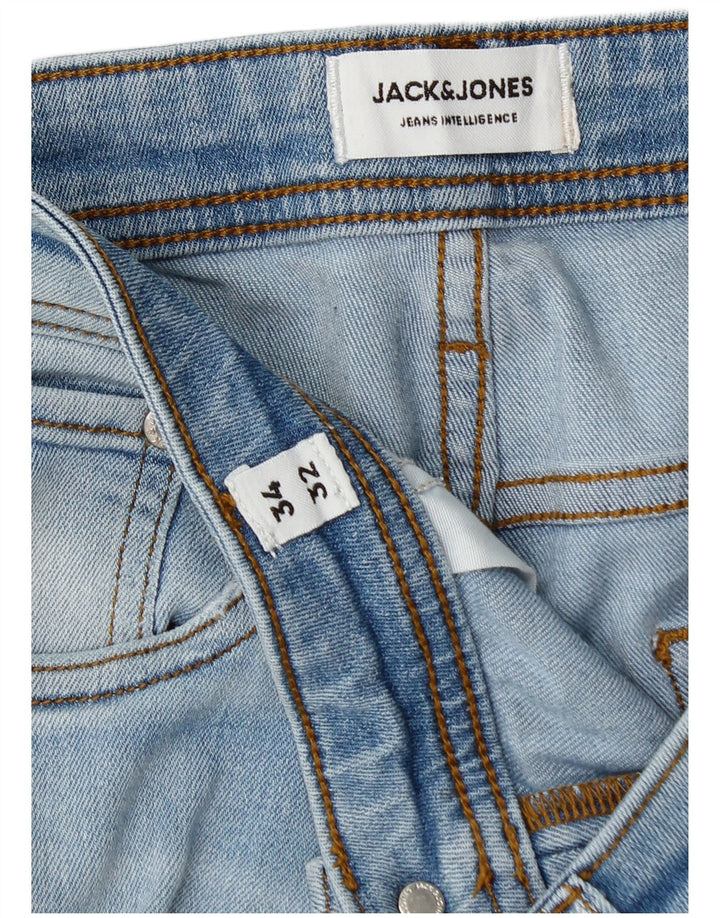 Jack & Jones Ανδρικό Slim Jeans W34 L30 Blue Cotton