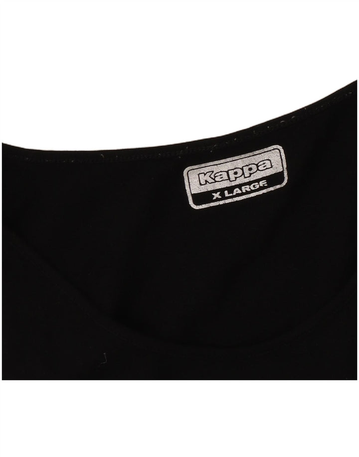 Ανδρικό γραφικό γιλέκο Kappa Top XL Μαύρο