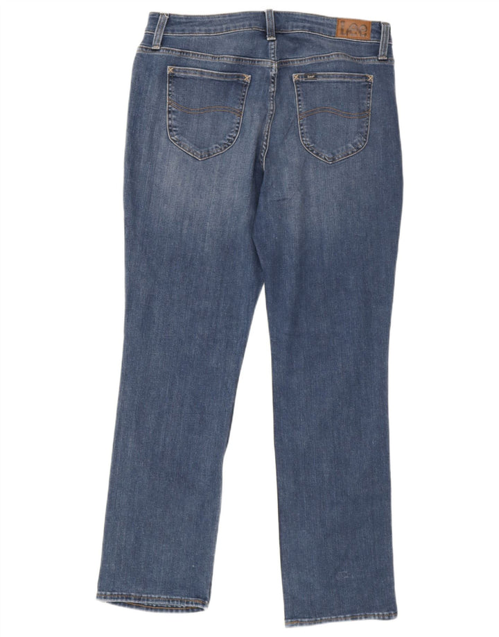 Lee Γυναικείο Ψηλόμεσο κανονικό τζιν ίσιο W31 L31 Μπλε βαμβακερό