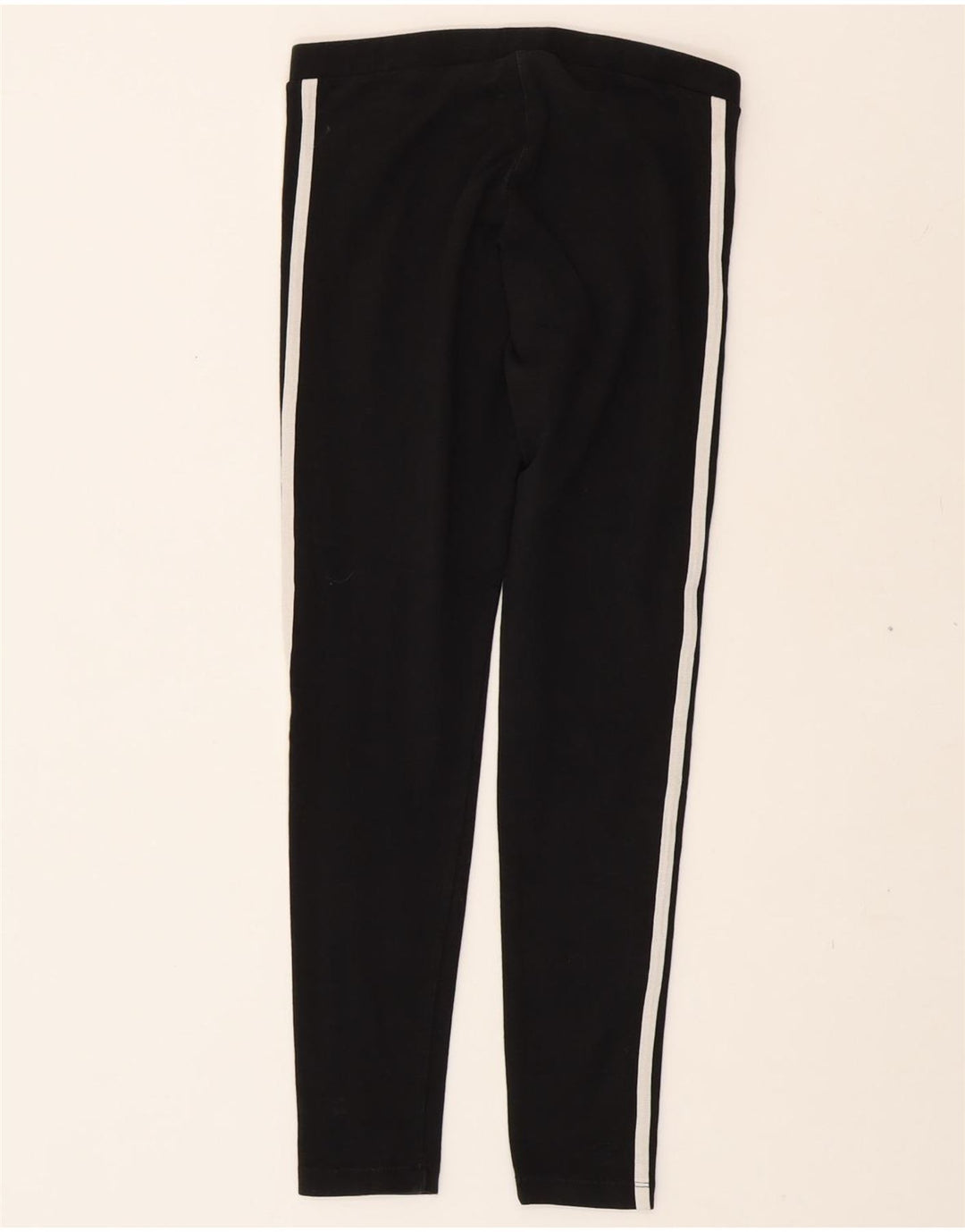 ADIDAS Womens Leggings UK 10 Small  Black Cotton Vintage Adidas and Second-Hand Adidas from Messina Hembry 