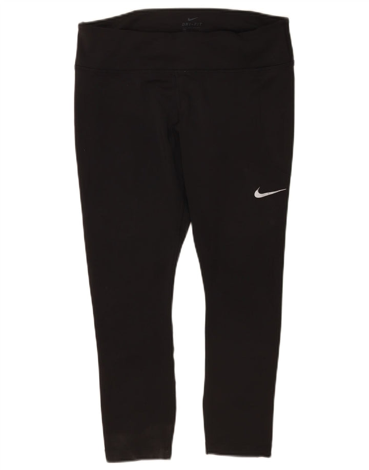 Γυναικείο κολάν Nike UK 16 μεγάλο μαύρο πολυεστέρα