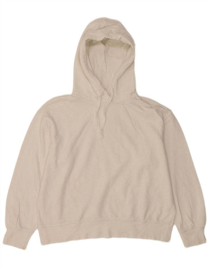 Zara Γυναικείο Hoodie Jumper UK 16 Large White