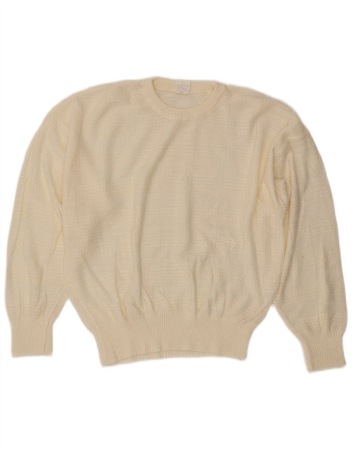 Apart Γυναικείο πουλόβερ με λαιμόκοψη EU 44 XL Off White
