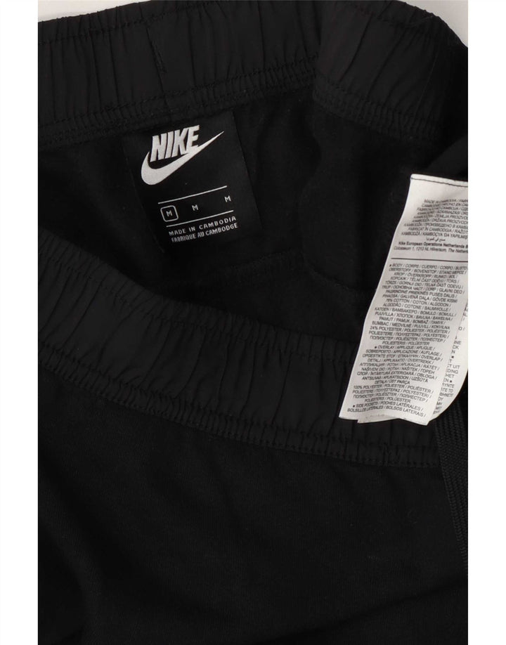 Ανδρική φόρμα γυμναστικής γραφική Nike, Joggers, μεσαίο μαύρο βαμβακερό