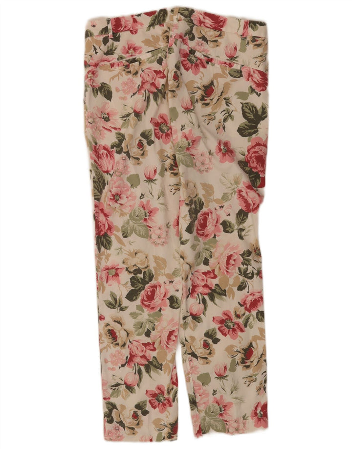 Seventy Γυναικείο Cropped Παντελόνι IT 44 Medium W30 L26 Πολύχρωμο Floral