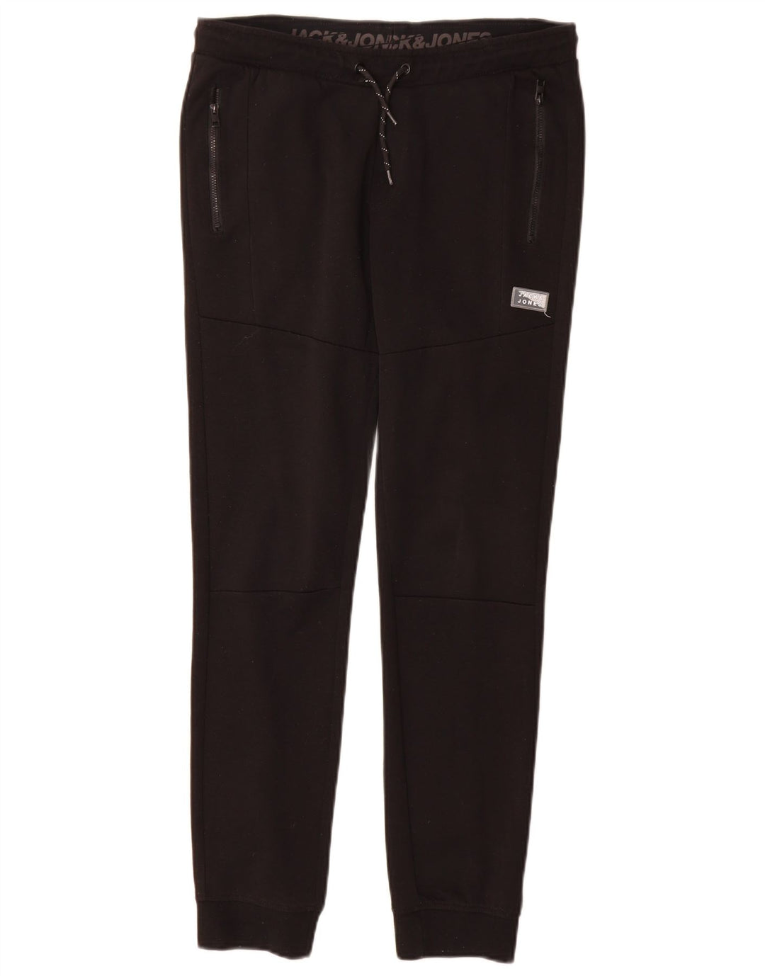 Jack & Jones Boys αθλητική φόρμα παντελόνι Joggers 13-14 ετών μαύρο πολυεστέρα