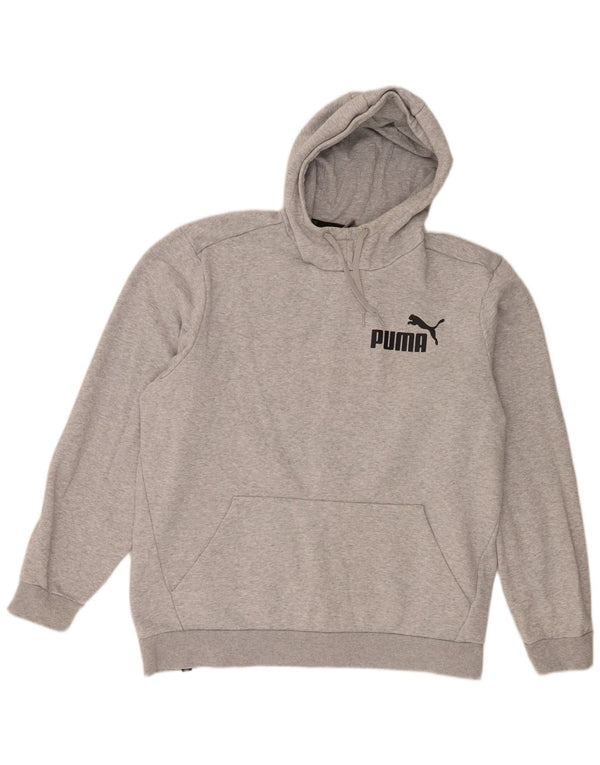 Puma Ανδρικό Hoodie Jumper 2XL Γκρι βαμβακερό