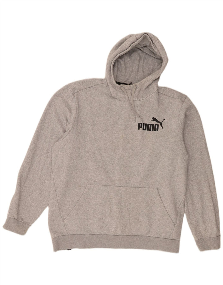 Puma Ανδρικό Hoodie Jumper 2XL Γκρι βαμβακερό