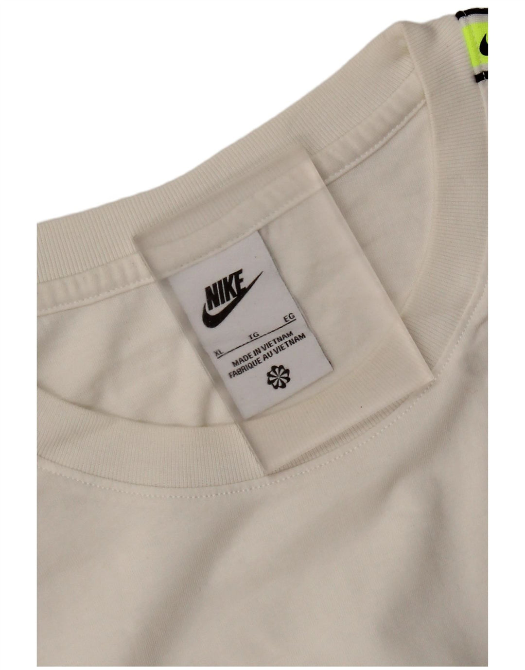 Ανδρικό γραφικό μπλουζάκι Nike Top XL White Colourblock