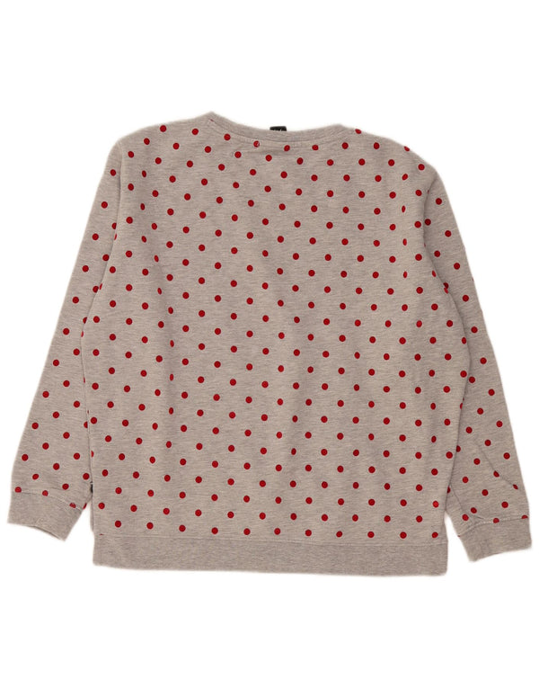 SCOTCH & SODA Γυναικείο φούτερ μεγάλου μεγέθους Jumper US 1 XS Grey Polka Dot