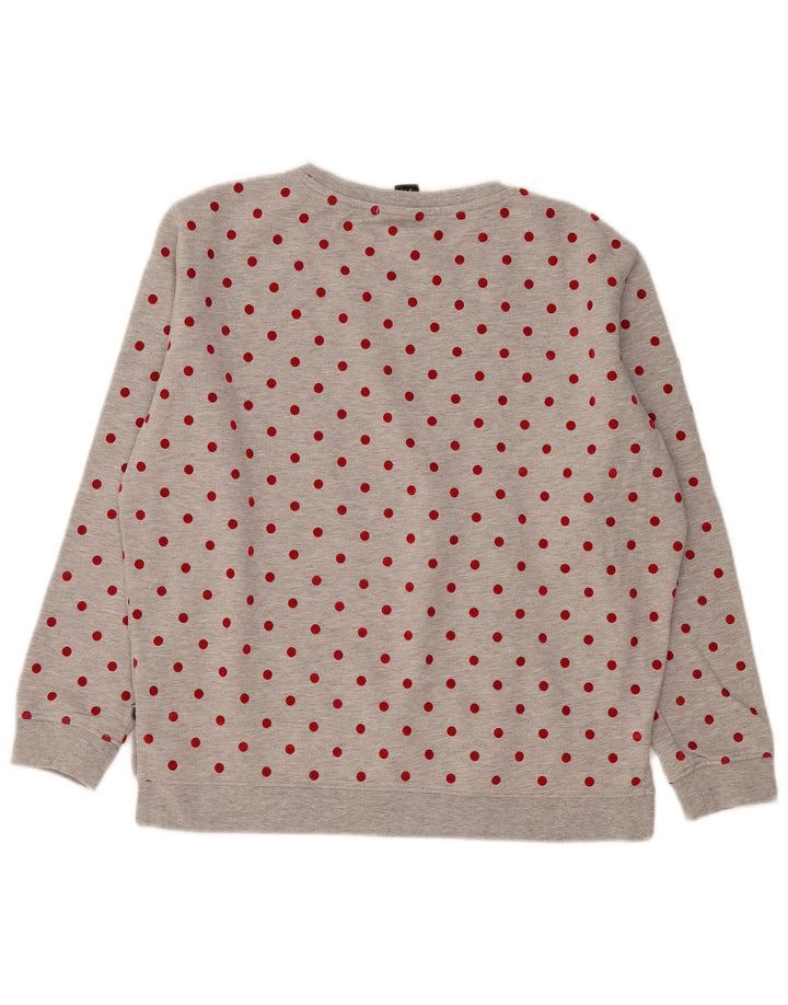 SCOTCH & SODA Γυναικείο φούτερ μεγάλου μεγέθους Jumper US 1 XS Grey Polka Dot