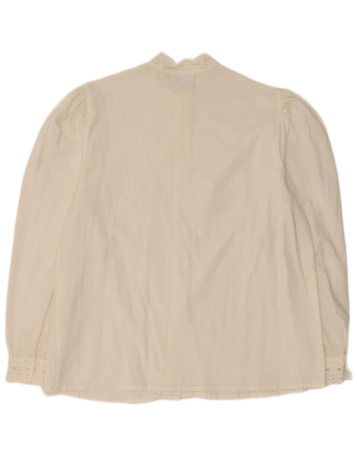 MEICO Γυναικείο Πουκάμισο Μπλούζα EU 44 XL Λευκό Floral