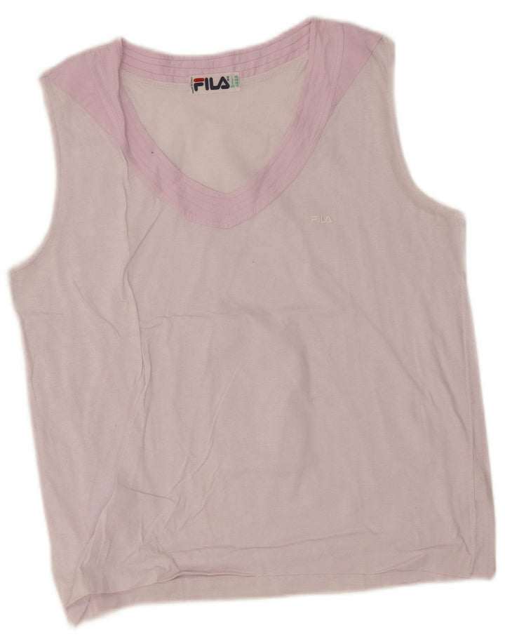 Fila Γυναικείο Γιλέκο Τοπ US 12 Μεγάλο Μωβ Βαμβακερό