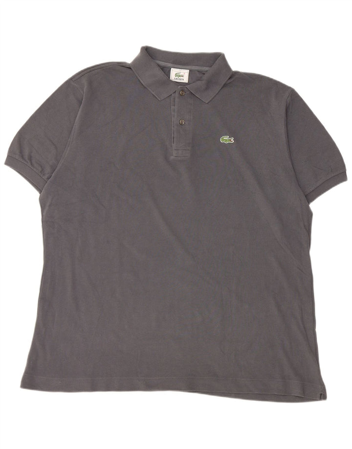 Ανδρικό πουκάμισο πόλο Lacoste 7 2XL Γκρι βαμβακερό