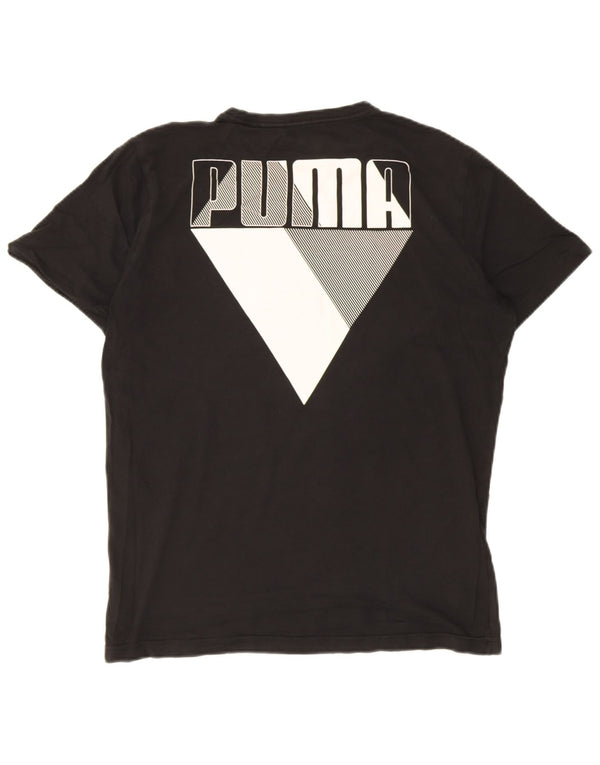 Ανδρικό γραφικό T-Shirt Puma Top Medium Μαύρο