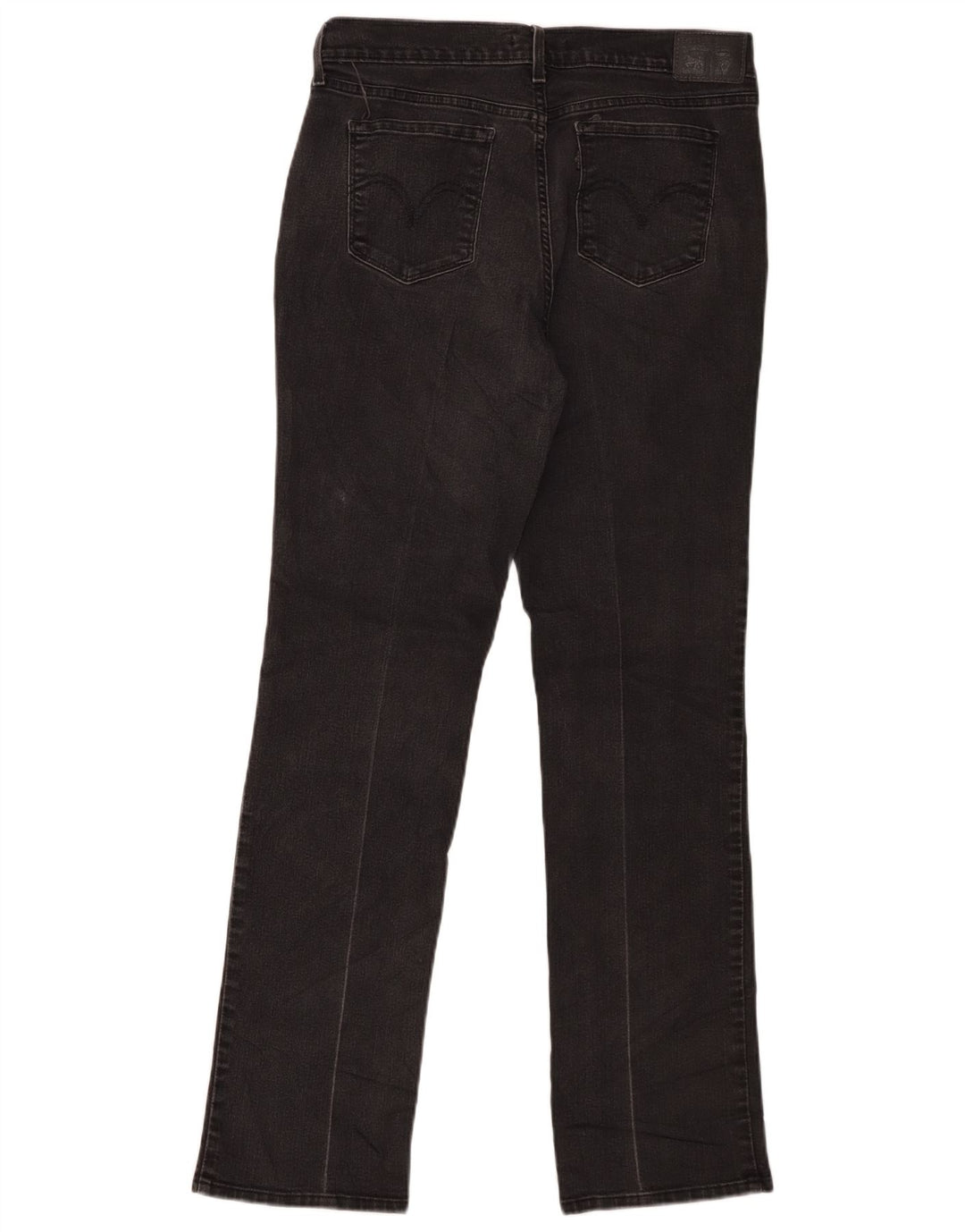 Levi's Womens 505 Straight Jeans W30 L32 Μαύρο βαμβακερό