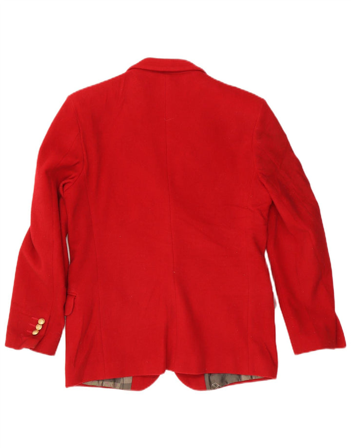 Armata Di Mare Γυναικείο Μπουφάν Blazer με 3 κουμπιά IT 42 Μεσαίο κόκκινο μαλλί