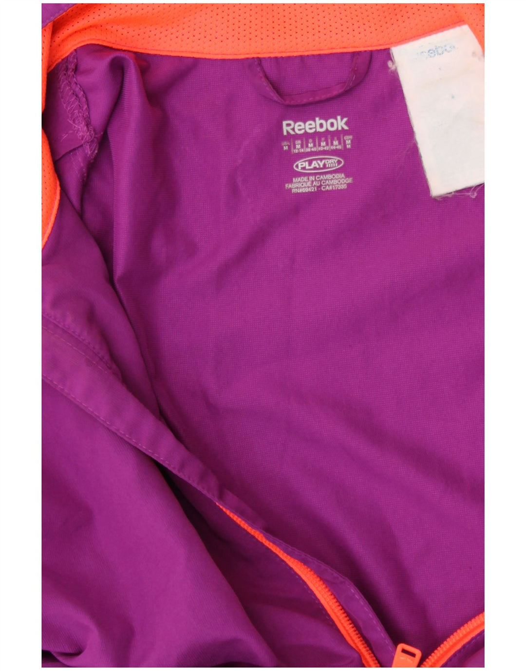 REEBOK Γυναικείο μπουφάν βροχής UK 12/14 Medium Purple