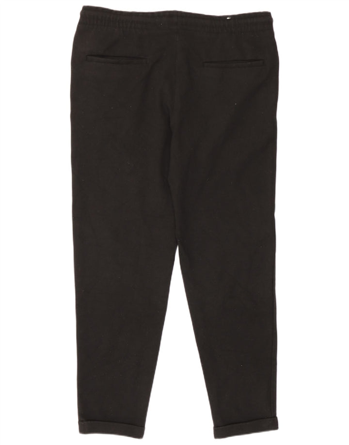 Ανδρικό παντελόνι Zara Cropped Medium W31 L26 Μαύρο Πολυεστέρας