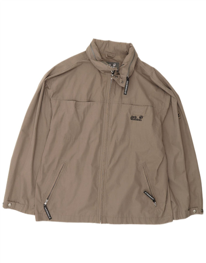 Jack Wolfskin Ανδρικό κουκούλα Utility Jacket UK 40 Large Grey Polyester